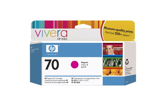 117401 HP C9453A HP nr. 70 Vivera blekk magenta 130 ml 